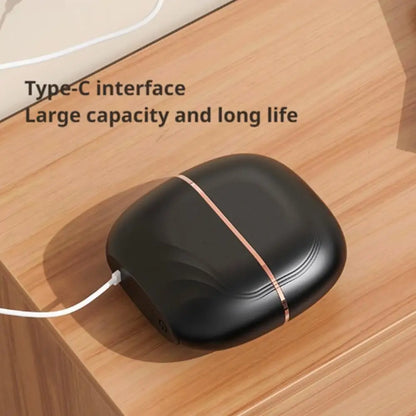Portable Hair Straightener Brush Rechargeable 3-Speed Temperature Controlled Heating Straight Hair Comb Smoothing Brush